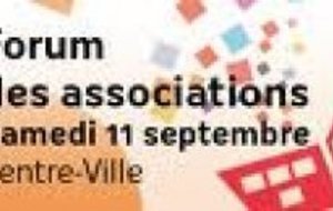 Forum des Associations le Samedi 11 Septembre 