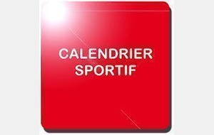 Les calendriers sportifs sont connus!