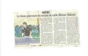 Les Articles de Presse Saison 2012/2013