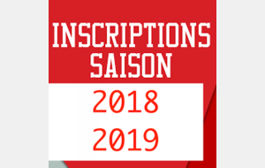 Saison 2018/2019: Toutes les informations!