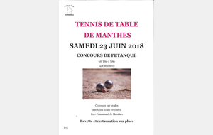 Concours de Pétanque du Club