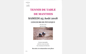 Concours de Pétanque du Club