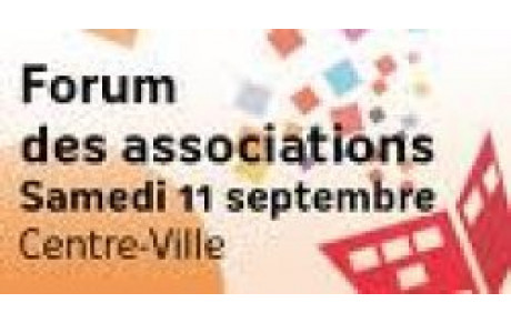 Forum des Associations le Samedi 11 Septembre 