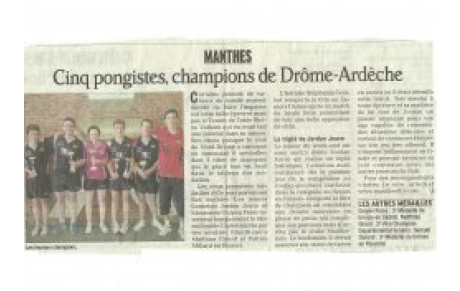 Article de Presse du Dauphiné Libéré 