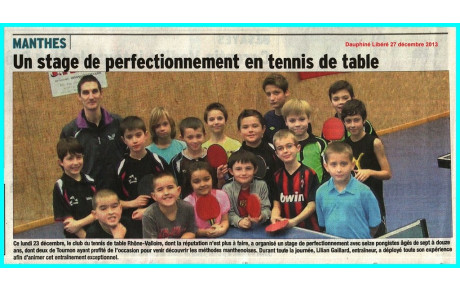 Compte rendu sur une semaine de vacances pongiste dynamique!