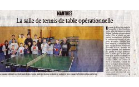 Le Dauphiné Libéré parle de notre salle spécifique